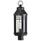 Nuvo Wilton - 1 Light Post Top - Matte Black with Clear Seeded Glass 60/8105 - alternate 3